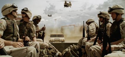 Still of Luke Moran, Elijah Kelley, Michael Welch, John Robinson, Jermaine Williams, and Jerry Hernandez in Boys of Abu 