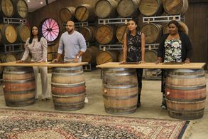 Grasie Mercedes, Nicole Byer, Maya Lynne Robinson, and Justin Cunningham in Grand Crew (2021)