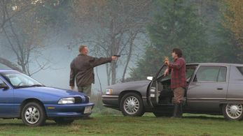 Lindsey Ginter and Paul Sand in The X-Files (1993)