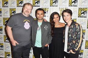 John DiMaggio, Olivia Olson, Jeremy Shada, and Adam Muto