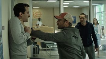 Charlie Thurston, Ben Foster, and Toby Wallace in “Finestkind.”