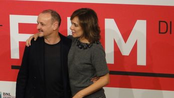 Marco Simon Puccioni and Valeria Golino at the Like The Wind photo call