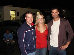 On the set of Coors commercial