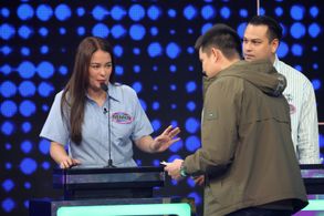 Cholo Barretto and Jenny Quizon in Family Feud Philippines (2022)