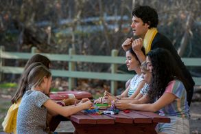 Marguerite Moreau and Hannah Friedman in Wet Hot American Summer: First Day of Camp (2015)