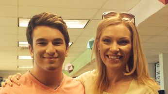 With Zach Robbins on the set of Zach Fox's 