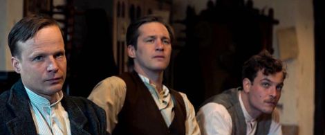 Krystof Hádek, Cyril Dobrý, and Jan Nedbal in The Last Race (2022)