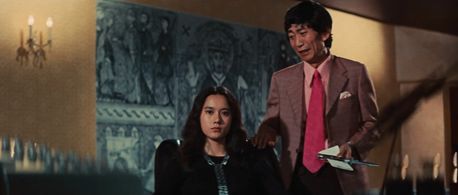 Nora Miao and Ping-Ou Wei in The Way of the Dragon (1972)