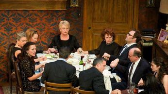 Kati Schwartz as Jean in August Osage County. Pictured with Greg Vinkler, Dori Legg, Jane Ridley, Brandly Zarle.