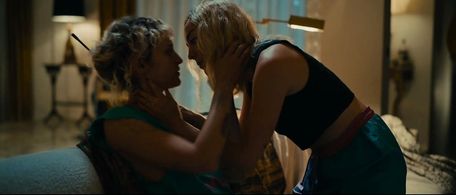 Garance Marillier and Agathe Rousselle in Titane (2021)