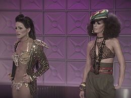 Gabriel Burgos Ortiz and Carmen Carrera in RuPaul's Drag Race: Untucked! (2009)