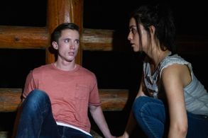 Jacob on set of 'Dead Voices'