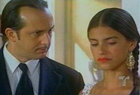 Alfonso DiLuca and Liz Gallardo in Prisionera - NBC/Telemundo - Miami, Florida 2004