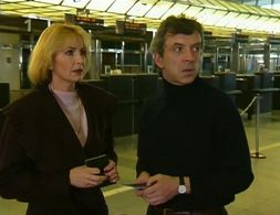 Eliska Balzerová and Jaromír Hanzlík in Melánie, Melánie (1993)