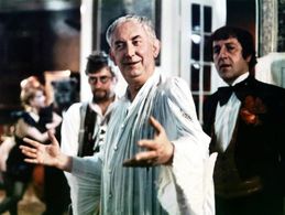 Mariusz Benoit, Gustaw Holoubek, and Janusz Michalowski in The Master and Margarita (1990)