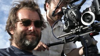 Marco Spagnoli and DP Niccolò Palomba on set 'The Italian Jobs'. Bordighera, Italy, June 2017.