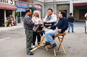 Shooting on New York Street on SEINFELD