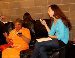 On the set of Stage Mommies