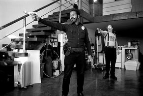 Rookie Sampson with Cop Dad, True Friendship Society sketch.