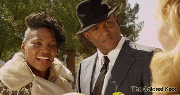 Still of on the set of The Coldest Kiss (2014)