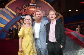 Rune Temte at an event for Captain Marvel (2019)