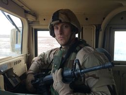 Kevin Ketcham on location , filming a scene for 