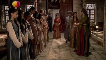 Sema Kecik, Selim Bayraktar, and Filiz Ahmet in The Magnificent Century (2011)