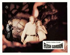 Suzanne Fields, Joseph Hudgins, and Jason Williams in Flesh Gordon (1974)