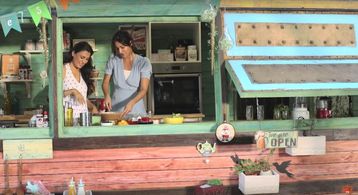 Katrina Kaif and Mini Mathur in The Mini Truck (2017)