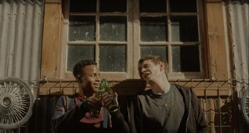 Kevin Curtis and Spencer Belko getting along as Louie and Tony in 'LouLou'