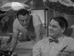 Laurence Herder and George Murcell in The Saint (1962)