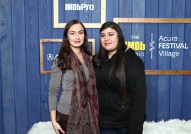 Monica Betancourt and Patricia Vidal Delgado at an event for La leyenda negra (2020)