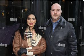 Jonathan Sothcott and Jeanine Sothcott at Sartorial restaurant Savile Row winter 2022