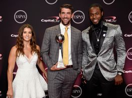 Danica Patrick, Michael Phelps, and Richard Sherman at an event for The 2017 ESPY Awards (2017)