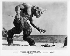 Dal McKennon and Kerwin Mathews in The 7th Voyage of Sinbad (1958)