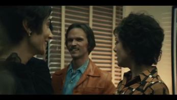 Annie Parisse and Ryan Christopher Kotack in Mrs. America (2020)