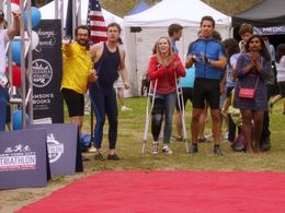 Jay Duplass, Mark Duplass, Mindy Kaling, Ed Weeks, and Anders Holm in The Mindy Project (2012)