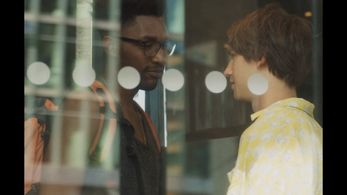 Alexandros Koutsoulis and Matthew Morrison in Boy Meets Boy (2021)