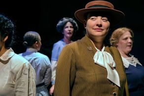 Renee Rogoff as Alice Paul in Strange Ladies (Central Works)