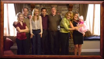 Shelley Long, Jordan Bridges, Haylie Duff, Sam McMurray, Bonnie Somerville, and Carrie Wiita in Holiday Engagement (2011