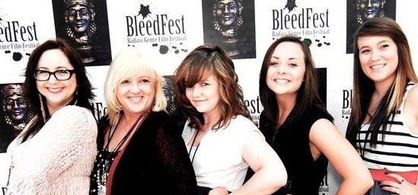 Irrepressible filmmakers the Fies Sisters with their badass cousins: the real-life inspirations for the infamous and lau