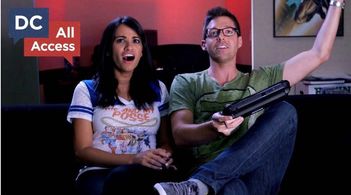 Blair Herter and Tiffany Smith in DC All Access (2013)