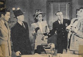 Jack Mulhall, Ella Neal, William Newell, and Robert Wilcox in Mysterious Doctor Satan (1940)