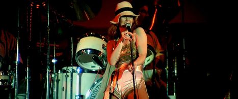 Anni-Frid Lyngstad and ABBA in ABBA: The Movie (1977)