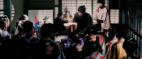 Renji Ishibashi, Keizô Kanie, Rentarô Mikuni, and Osamu Ôkawa in Zatoichi at Large (1972)