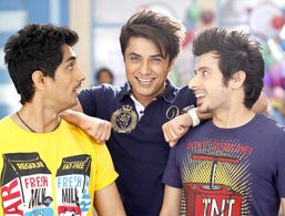 Siddharth, Ali Zafar, and Divyendu Sharma in Chashme Baddoor (2013)