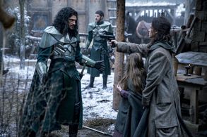 Mido Hamada, Adria Arjona, and Rebeka Rea in Emerald City (2016)