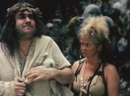 Natalya Gundareva and Stanislav Sadalskiy in Dve strely. Detektiv kamennogo veka (1989)