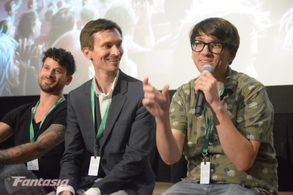 Joseph Estrade, Vincent Stalba, and Joe Badon in The Blood of the Dinosaurs (2021)