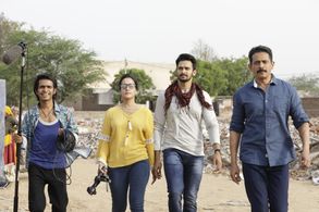 Atul Kulkarni, Bhushan Pradhan, Prathamesh Parab, and Krutika Deo in Anya The Other (2022)